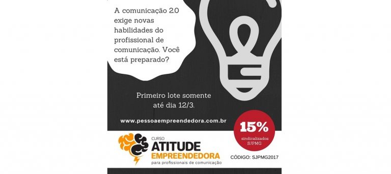 Curso ‘Atitude empreendedora para profissionais de comunicação’