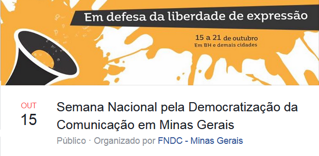 Semana pela Democratização da Comunicação pede avanço para mídia pública em Minas Gerais