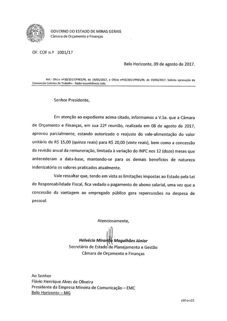 Governo de Minas cancela reajuste e jornalistas decidirão se entram em greve