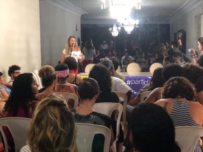 ‘As ideias de Marielle são à prova de bala’, dizem mulheres reunidas na Casa do Jornalista