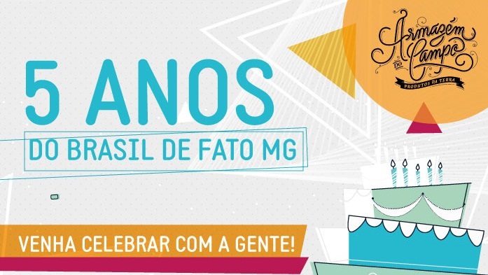 Brasil de Fato MG completa 5 anos e comemora com festa nesta sexta 24/8