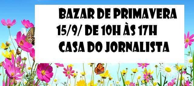 Próximo Bazar dos Jornalistas será dia 15 de setembro, sábado