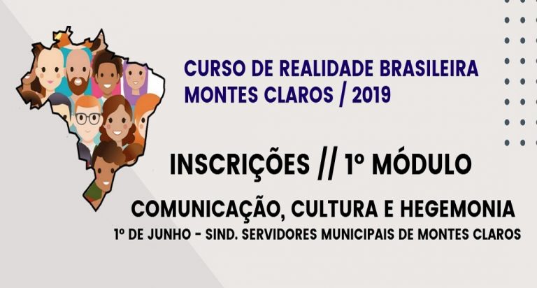 Comunicação é tema do Curso de Realidade Brasileira em Montes Claros sábado 1/6