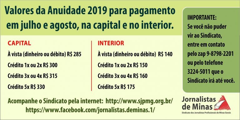 Anuidade 2019