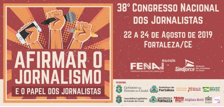 Inscrições para o 38º Congresso Nacional dos Jornalistas estão abertas