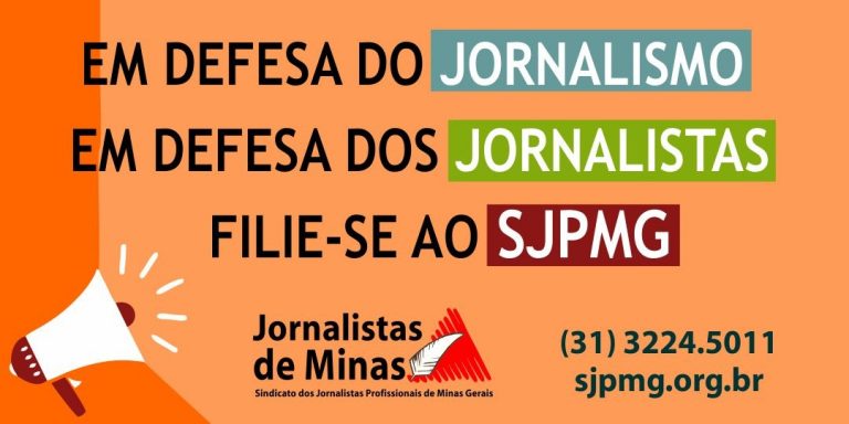 Jornalista, filie-se ao SJPMG!