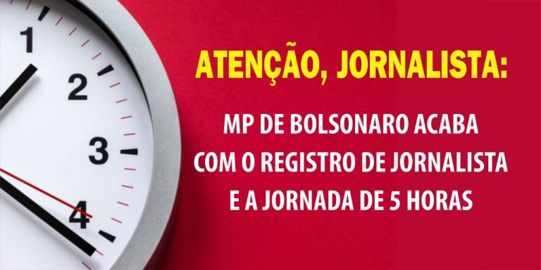 Fenaj pede que Congresso derrube MP que desobriga registro para jornalistas