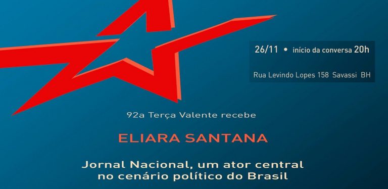 Atuação política do Jornal Nacional é tema de palestra no ‘Terça Valente’ desta terça 26/11