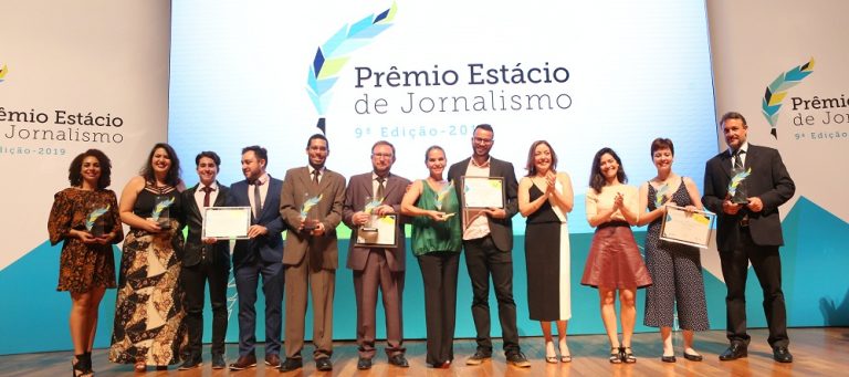 Jornalistas mineiros ganham o Prêmio Estácio 2019