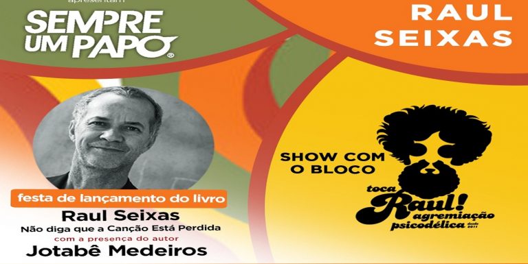 Jotabê Medeiros lança livro sobre Raul Seixas nesta quinta 28/11 na Casa do Jornalista