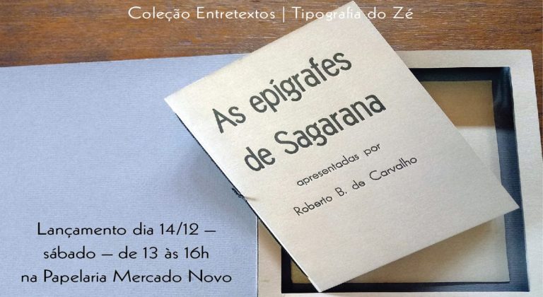 Jornalista lança livro sobre as epígrafes de Sagarana neste sábado 14/12