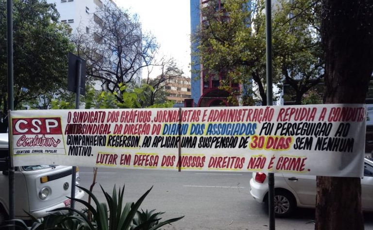 Sindicatos repudiam suspensão de gráfico pelo jornal Estado de Minas