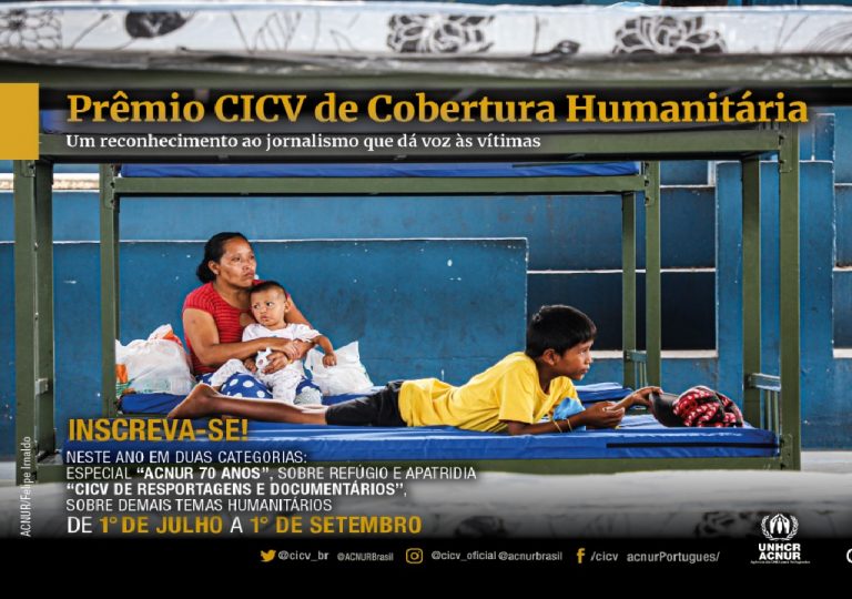 Prêmio de jornalismo reconhece reportagens sobre cobertura humanitária focadas nas vítimas