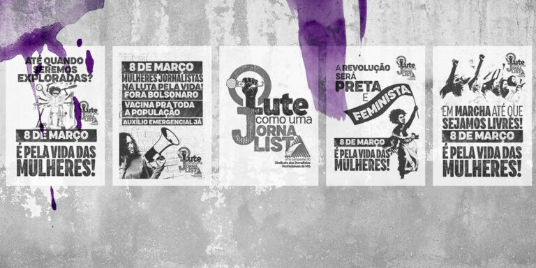 Jornalistas de Minas somam esforços na luta por direitos e pela vida das mulheres!