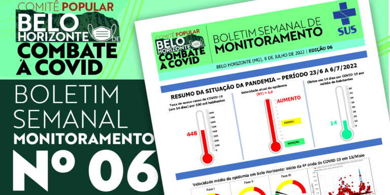 Boletim Covid 6 – Aumento expressivo dos casos de covid e da contaminação nos esgotos indica que situação epidemiológica vai se agravar ainda mais