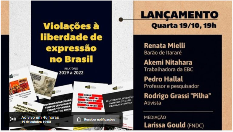 evento liberdade de expressão