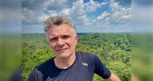 Jornalista Dom Phillips foi morto no Brasil, em 2022, no Vale do Javari, na Amazônia (Foto: Twitter/Reprodução)