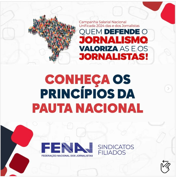 FENAJ promove campanha unificada de jornalistas